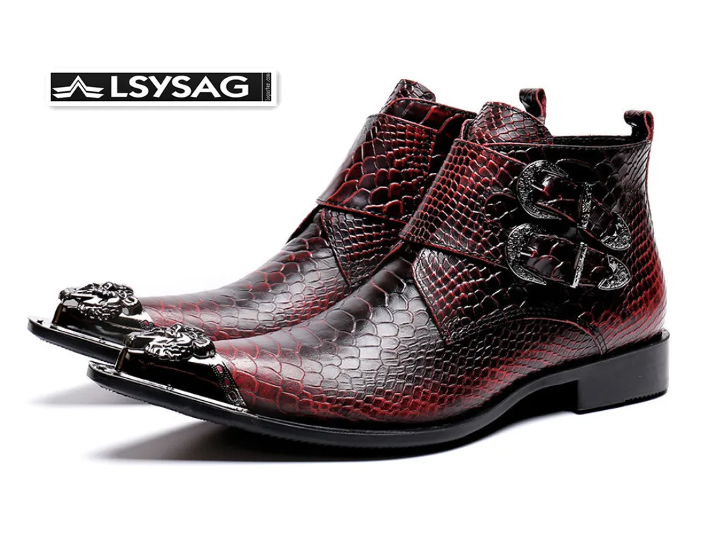 Winter Metal Buckle Men Ankle Boots Brown Genuine Leather Men Dress Boots Big Size Motorcycle Boots Formal Shoes
Winter Metal Buckle Men Ankle Boots Brown Genuine Leather Men Dress Boots Big Size Motorcycle Boots Formal Shoes
