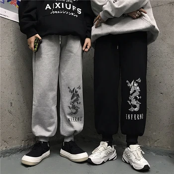 Focal20 Streetwear Dragon Letter Print Women Fleece Jogger Pants Elastic Waist Loose Female Trousers Warm Winter Lady Bottoms
Focal20 Streetwear Dragon Letter Print Women Fleece Jogger Pants Elastic Waist Loose Female Trousers Warm Winter Lady Bottoms