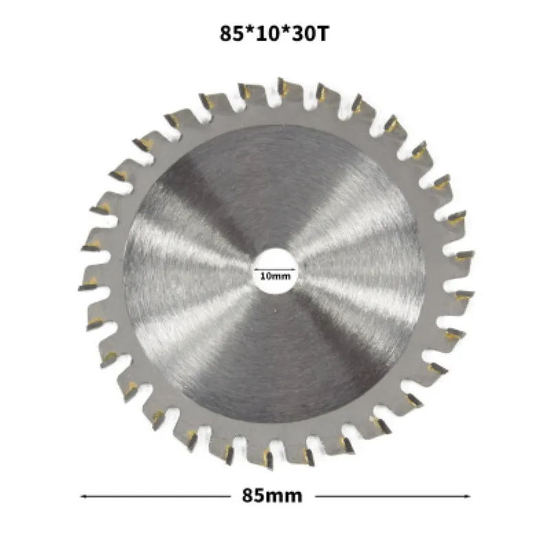 1pcs Carbide Small Circular Saw Blade 85mm*10mm*30T Metal Plastic Cutting Sheet
1pcs Carbide Small Circular Saw Blade 85mm*10mm*30T Metal Plastic Cutting Sheet