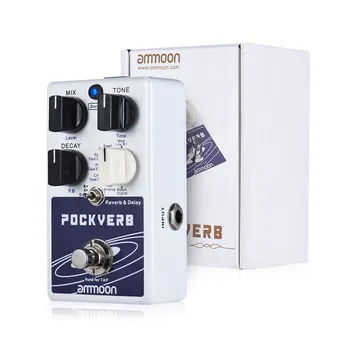 POCKVERB Reverb & Delay Guitar Effect Pedal 7 Reverb Effects + 7 Delay Effects With Tap Tempo Function True Bypass
POCKVERB Reverb & Delay Guitar Effect Pedal 7 Reverb Effects + 7 Delay Effects With Tap Tempo Function True Bypass