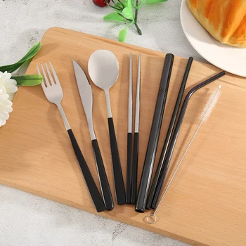Practical Outdoor Camping Travel Portable Tableware Durable Multi-functional Stainless Steel Dinnerware Cutlery Set
Practical Outdoor Camping Travel Portable Tableware Durable Multi-functional Stainless Steel Dinnerware Cutlery Set