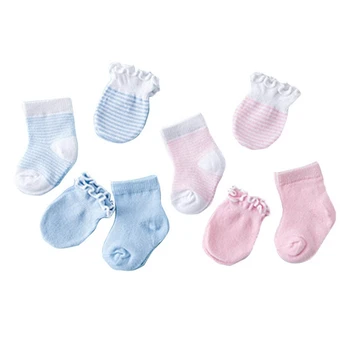 4 Pairs/Set Newborn Warm Baby Socks Anti Scratch Cotton Soft Gloves Sets Solid Color Boys Girls Mittens Suits 0-6M
4 Pairs/Set Newborn Warm Baby Socks Anti Scratch Cotton Soft Gloves Sets Solid Color Boys Girls Mittens Suits 0-6M