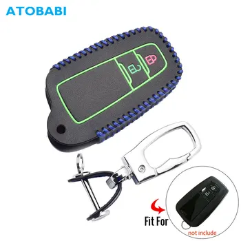 Leather Car Key Case For Toyota CHR C-HR 2017 2018 Prius Camry Luminous 2 Buttons Smart Remote Fob Protector Cover Keychain Bag
Leather Car Key Case For Toyota CHR C-HR 2017 2018 Prius Camry Luminous 2 Buttons Smart Remote Fob Protector Cover Keychain Bag