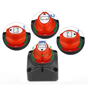 Dual Battery Selector Switch Disconnect for Marine Boat Rv Vehicles 1-2-Both-Off E7CA
Dual Battery Selector Switch Disconnect for Marine Boat Rv Vehicles 1-2-Both-Off E7CA