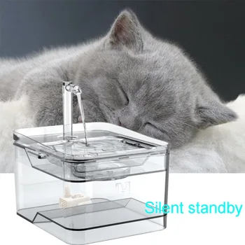 2.8L Smart Sensor Cat And Dog Water Dispenser Zero Noise USB Dual Outlet Mode 300ml Power Off Water Storage Pet Water Dispenser 
2.8L Smart Sensor Cat And Dog Water Dispenser Zero Noise USB Dual Outlet Mode 300ml Power Off Water Storage Pet Water Dispenser