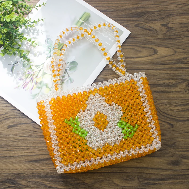 Handmade Crystal Bead Retro Peony Flower Pearl Bag Woven Female Fashion Banquet Party Top-handle Bag New Evening Bag Clutch Bag
Handmade Crystal Bead Retro Peony Flower Pearl Bag Woven Female Fashion Banquet Party Top-handle Bag New Evening Bag Clutch Bag
