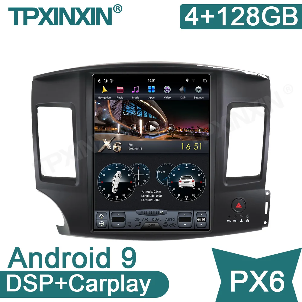 4 + 128 PX6 для Mitsubishi Lancer 2010-2015 Android 9,0 Автомобильный GPS-навигатор стерео головное устройство мультимедийный плеер автомобильное радио Carplay
4 + 128 PX6 для Mitsubishi Lancer 2010-2015 Android 9,0 Автомобильный GPS-навигатор стерео головное устройство мультимедийный плеер автомобильное радио Carplay