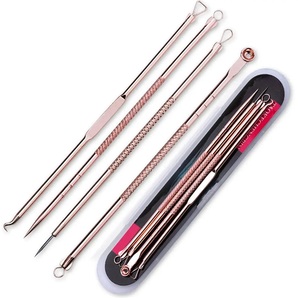 4 Pcs Acne Blackhead Removal Needles Pimple Acne Extractor Black Head Pore Cleaner Deep Cleansing Tool Skin Care Beauty Tools
4 Pcs Acne Blackhead Removal Needles Pimple Acne Extractor Black Head Pore Cleaner Deep Cleansing Tool Skin Care Beauty Tools