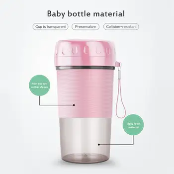 Portable Multifunctional Usb Charging Juicer Cup Food-blender Juice Electric Mini Food Blender 300ml Processor Electric
Portable Multifunctional Usb Charging Juicer Cup Food-blender Juice Electric Mini Food Blender 300ml Processor Electric