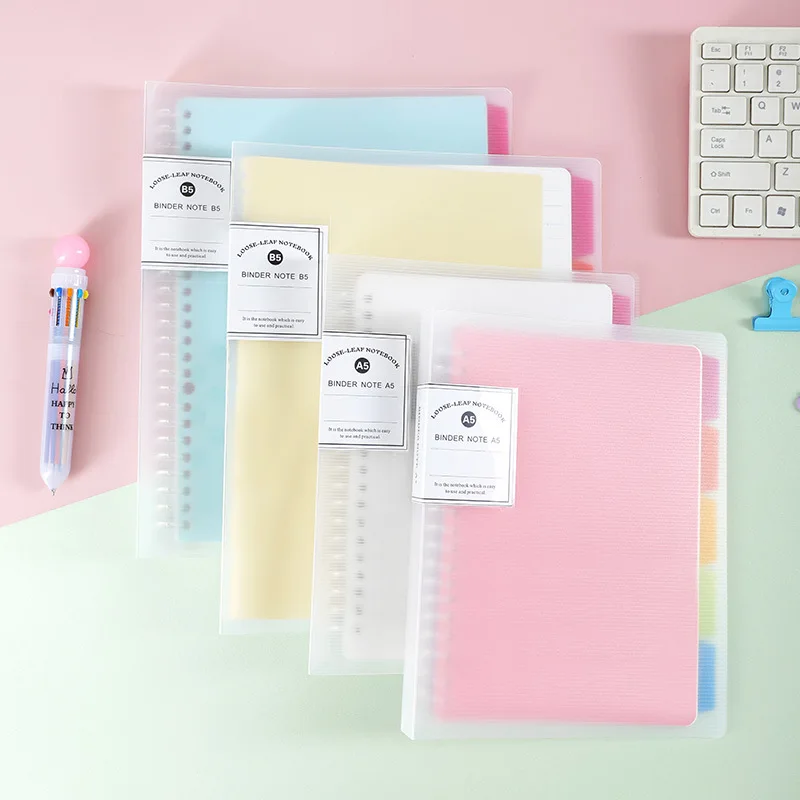 Loose-leaf detachable creative Spiral Notebook Binder Paper Diary Stationery Thickened Coil Shell Notepad school office A5 B5
Loose-leaf detachable creative Spiral Notebook Binder Paper Diary Stationery Thickened Coil Shell Notepad school office A5 B5