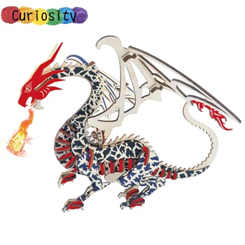 Curiosity DIY 3D Laser Cutting Wooden Puzzle Woodcraft Asembly Kit Flying Dragon Gift for children adult
Curiosity DIY 3D Laser Cutting Wooden Puzzle Woodcraft Asembly Kit Flying Dragon Gift for children adult