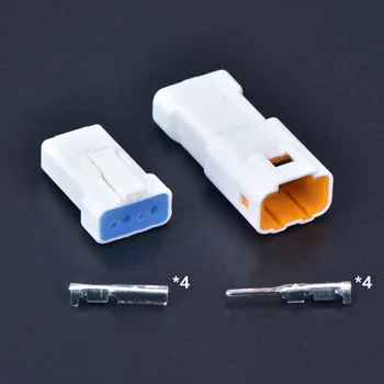 5 sets JST JWPF type Automotive Waterproof Cable Connector 4 pin Male and Female Butt Plug 04R-JWPF-VSLE-S 04T-JWPF-VSLE-S
5 sets JST JWPF type Automotive Waterproof Cable Connector 4 pin Male and Female Butt Plug 04R-JWPF-VSLE-S 04T-JWPF-VSLE-S