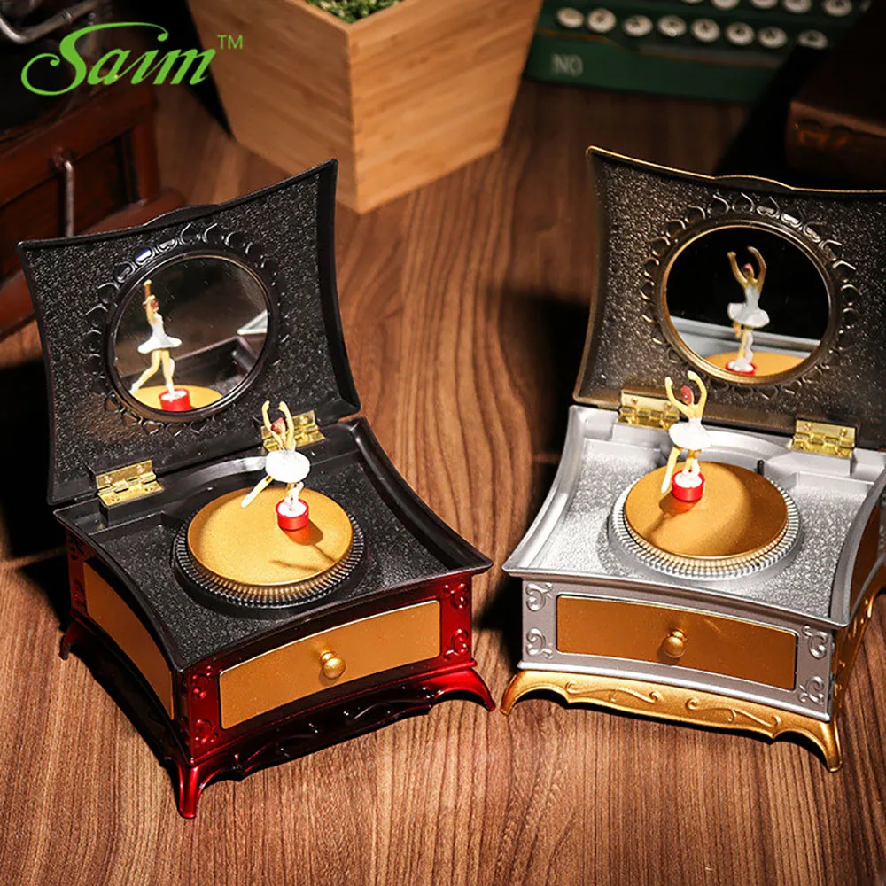 Saim Cute Dancing Girls Music Box Creative Dressing Table Music Jewelry Box Retro Caskets Organizer Cosmetic Xmas Gifts JJ50625
Saim Cute Dancing Girls Music Box Creative Dressing Table Music Jewelry Box Retro Caskets Organizer Cosmetic Xmas Gifts JJ50625