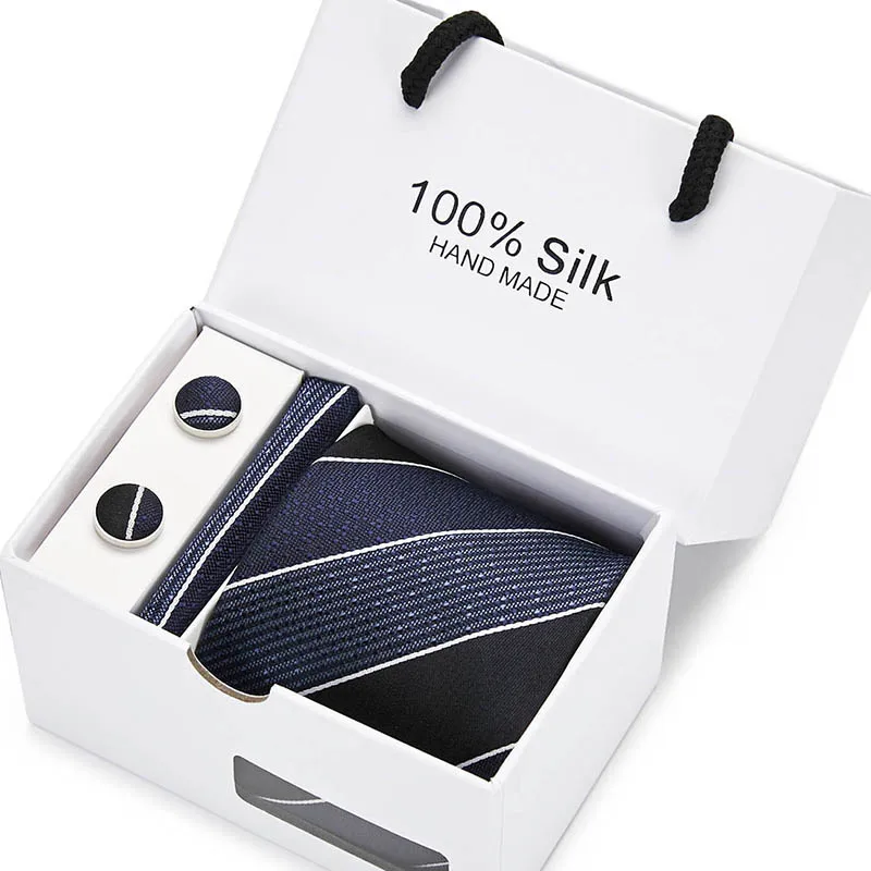 100% Silk Ties For Men Gifts Wedding Necktie Gravata Handkerchief Set Men Business Groom L10002-SB130 
100% Silk Ties For Men Gifts Wedding Necktie Gravata Handkerchief Set Men Business Groom L10002-SB130