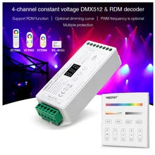 Miboxer 2.4G DMX512 Master Touch Pane Remote X1/X2/X3/X4/X5 1/2/3/4/5 CH DMX512&RDM Decoder
Miboxer 2.4G DMX512 Master Touch Pane Remote X1/X2/X3/X4/X5 1/2/3/4/5 CH DMX512&RDM Decoder