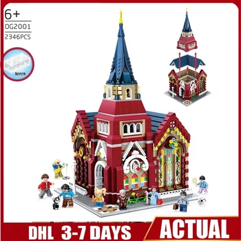 DG2001 Creator Street View Series The Union Church China Building Model Building Blocks Bricks Kids Christmas Toys For Children
DG2001 Creator Street View Series The Union Church China Building Model Building Blocks Bricks Kids Christmas Toys For Children