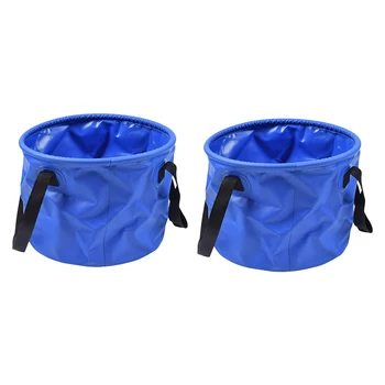 2pcs Portable Fishing Buckets Folding Hiking Camping Hunting Travel Water Basins
2pcs Portable Fishing Buckets Folding Hiking Camping Hunting Travel Water Basins