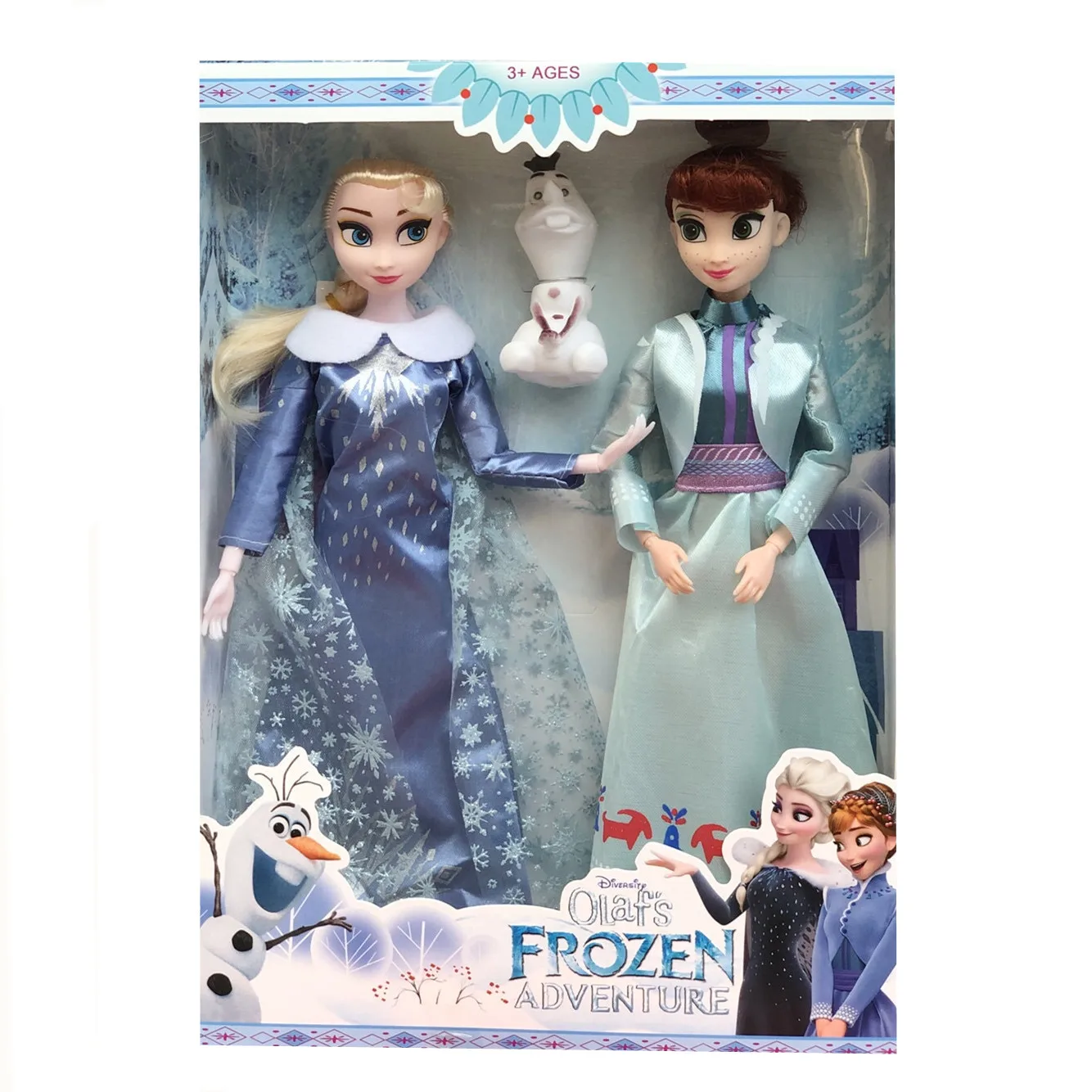 

Genuine Frozen Elsa Anna Princess Doll Children Girl's Exquisite Birthday Gift Color Box Set Can Twist Joints Kid Toys