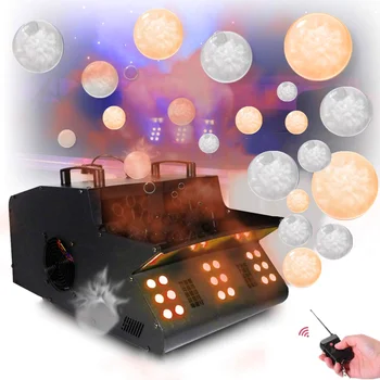 3000W Fog Bubble Machine, 3 IN 1 Stage Effect Equipment (LED Light Dyeing/Smoke/Bubbles),DMX LED Fog Machine With 2 Bubble Fans
3000W Fog Bubble Machine, 3 IN 1 Stage Effect Equipment (LED Light Dyeing/Smoke/Bubbles),DMX LED Fog Machine With 2 Bubble Fans
