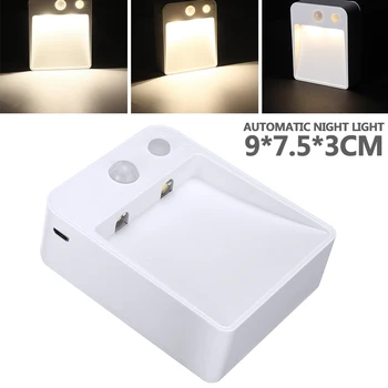 PIR Motion Sensor LED Night Light Wireless Detector Light Wall Lamp Auto On/Off Hallways Stairways Closet Sensor Light
PIR Motion Sensor LED Night Light Wireless Detector Light Wall Lamp Auto On/Off Hallways Stairways Closet Sensor Light