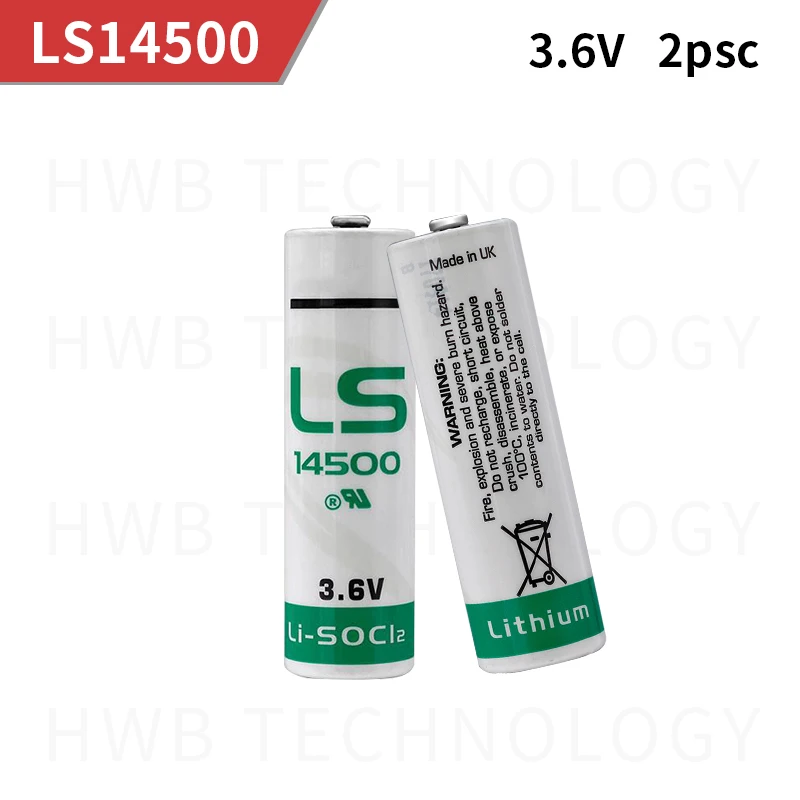 2 шт./лот Новинка для SAFT LS14500 AA ER14505M 2600 мАч 3 6 В литиевая батарея инструменты и