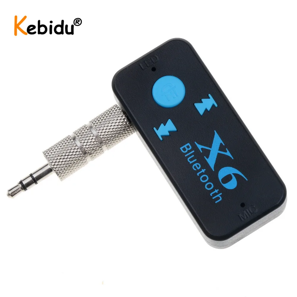 Музыкальный ресивер Kebidu Bluetooth 4 1 Aux аудио-ресивер адаптер 3 5 мм автомобильный