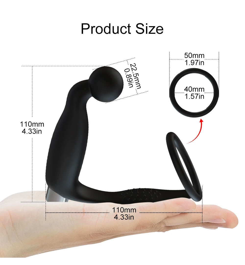Male Prostate Massager Anal Plugs Vibrator Silicone Butt Plug For Men buttplug Delay Ejaculation Ring Vibrators Sex Toys For Men 11 H9c45a70849f84b81ad9e6b73e673ee72Y