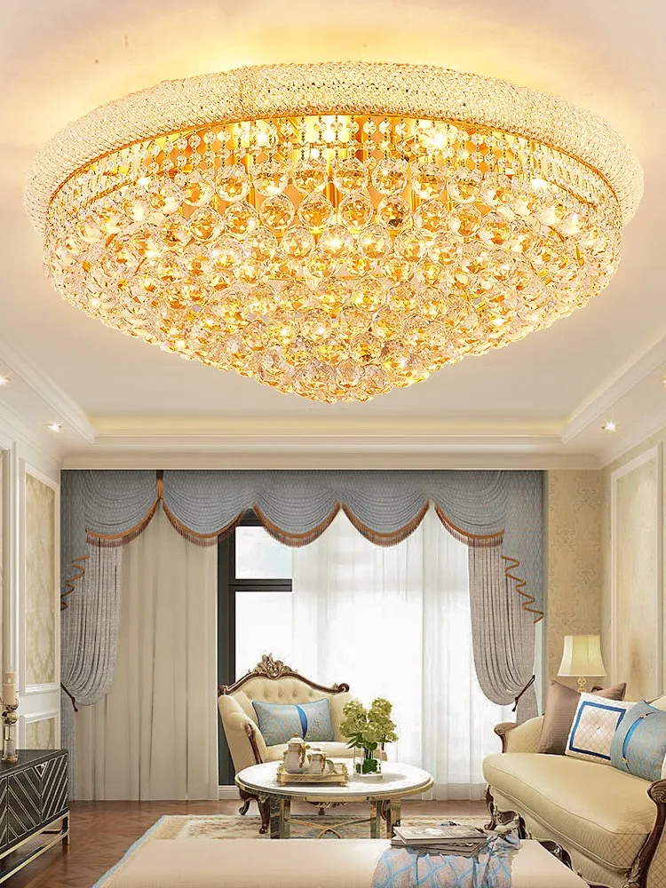 Living Room Lamp Modern Light Luxury Crystal Lamp Atmospheric Household Ceiling Lamp Luxury European Restaurant Hotel Villa
Living Room Lamp Modern Light Luxury Crystal Lamp Atmospheric Household Ceiling Lamp Luxury European Restaurant Hotel Villa