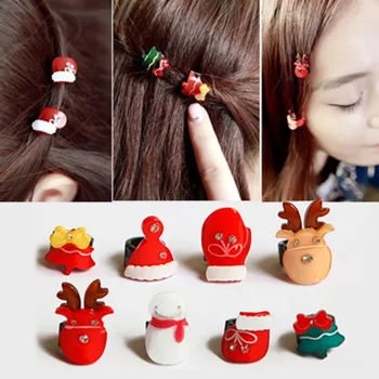 Kawaii Style Christmas Hair Clips For Girls Christmas Tree Snowman Hat Shape Mini Hairpin Creative Christmas Headwear
Kawaii Style Christmas Hair Clips For Girls Christmas Tree Snowman Hat Shape Mini Hairpin Creative Christmas Headwear