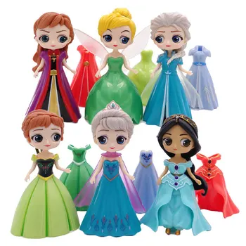 HOT Disney Frozen Princess Anna Elsa Snow White Princess Change Clothes Dolls Dress 12 styles of clothes 11cm Plastic Baby Dolls 
HOT Disney Frozen Princess Anna Elsa Snow White Princess Change Clothes Dolls Dress 12 styles of clothes 11cm Plastic Baby Dolls