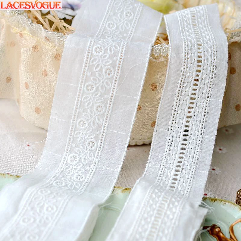 14yards 4-5cm Cotton embroidery lace fabric Garment needlework sewing Patchwork DIY Handmade accessories Clothes decoration 399
14yards 4-5cm Cotton embroidery lace fabric Garment needlework sewing Patchwork DIY Handmade accessories Clothes decoration 399