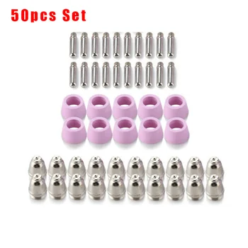 50pcs/Set CUT5060-050 Plasma Cutter Consumables Nozzles Electrodes & Cups For CTS-200 Models High Quality
50pcs/Set CUT5060-050 Plasma Cutter Consumables Nozzles Electrodes & Cups For CTS-200 Models High Quality