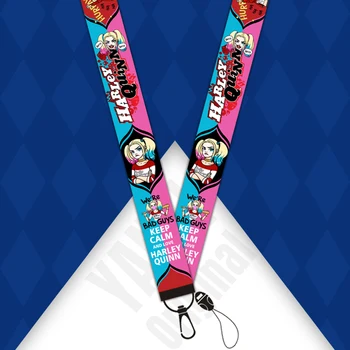 30pcs/lot Harley Quinn Mobile Phone Lanyard Key Chain Creative Clip Badge Hang Rope Customizable Neck Strap Lanyards S153
30pcs/lot Harley Quinn Mobile Phone Lanyard Key Chain Creative Clip Badge Hang Rope Customizable Neck Strap Lanyards S153