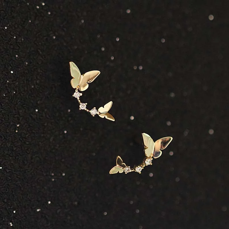 CMajor 14ct Gold Fine Jewelry Butterfly Shape Classic Minimal Simple Style Gift Bridesmaid Drop Earrings for Kids Girls Women
CMajor 14ct Gold Fine Jewelry Butterfly Shape Classic Minimal Simple Style Gift Bridesmaid Drop Earrings for Kids Girls Women
