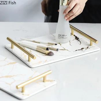 Nordic Storage Trays Marble Pattern Ceramics Table Minimalist Dessert Jewelry Storage Plate Office Desk Storage Trays Organizer
Nordic Storage Trays Marble Pattern Ceramics Table Minimalist Dessert Jewelry Storage Plate Office Desk Storage Trays Organizer