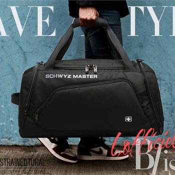 New travel bag handbag men's sports training fitness bag short distance double shoulder travel large capacity luggage bag 
New travel bag handbag men's sports training fitness bag short distance double shoulder travel large capacity luggage bag