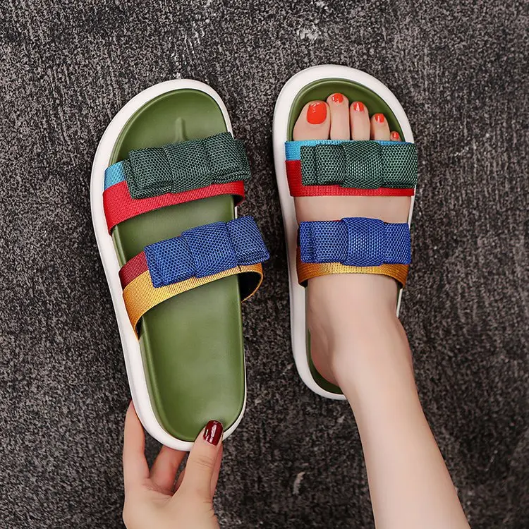 Slipper Women's Outer Wear 2019 Summer New Style Versatile Korean-style Rubber Soft-Sole Slippers Anti-slip Sandals Beach WOMEN'
Slipper Women's Outer Wear 2019 Summer New Style Versatile Korean-style Rubber Soft-Sole Slippers Anti-slip Sandals Beach WOMEN'