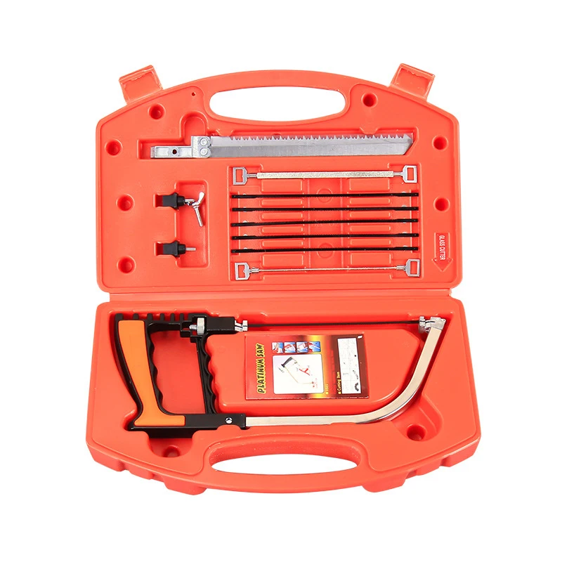 Woodworking metal saw hacksaw 6 kinds of saw blade Multi-function Hand Tool Kits
Woodworking metal saw hacksaw 6 kinds of saw blade Multi-function Hand Tool Kits