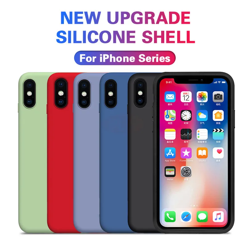 Solid Color Silicone Case on For iPhone 11 Pro Max case 7 8 6 6s Plus X XS MAX XR Cute Shell Soft Simple Fashion x 11 pro Case
Solid Color Silicone Case on For iPhone 11 Pro Max case 7 8 6 6s Plus X XS MAX XR Cute Shell Soft Simple Fashion x 11 pro Case