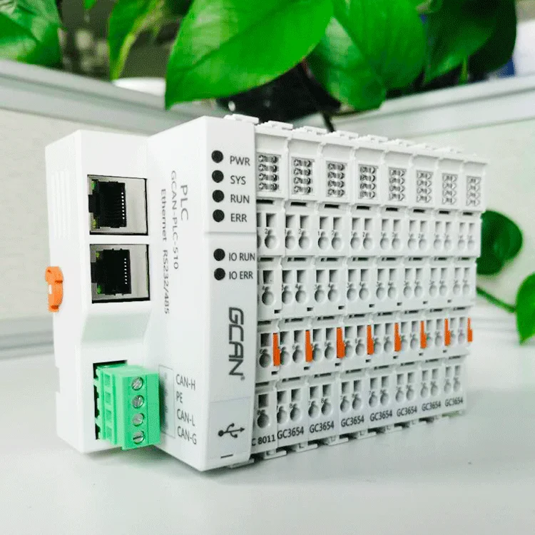 Ethernet PLC brand new small and arbitrarily expandable modular CAN interface high-speed CPU programmable logic PLC controller.
Ethernet PLC brand new small and arbitrarily expandable modular CAN interface high-speed CPU programmable logic PLC controller.