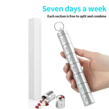 Detachable Weekly Medicine Pill Organizer Case Travel Waterproof Container Box Portable Sealing Detachable Pill Container
Detachable Weekly Medicine Pill Organizer Case Travel Waterproof Container Box Portable Sealing Detachable Pill Container