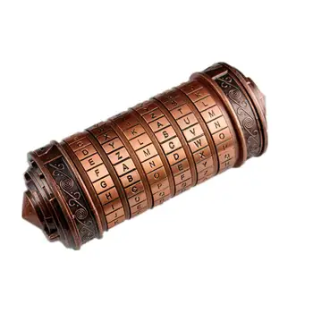 Kuulee Romantic Valentine's Day Da Vinci Code Cryptex Combination Lock Metal Toy for Girlfriend
Kuulee Romantic Valentine's Day Da Vinci Code Cryptex Combination Lock Metal Toy for Girlfriend