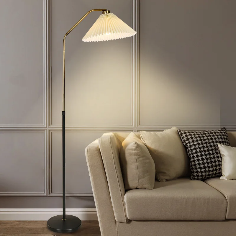 Nordic Pleated Floor Lamp Living Room Simple Modern Sofa Bedroom Lighting Creative Fishing Lamps Vertical Table Lamp
Nordic Pleated Floor Lamp Living Room Simple Modern Sofa Bedroom Lighting Creative Fishing Lamps Vertical Table Lamp