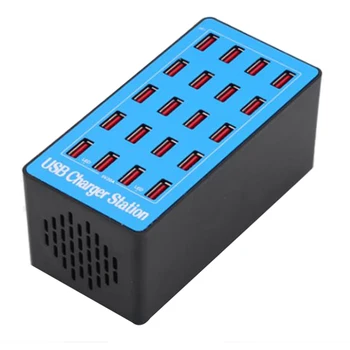 20A 100W Multi USB Charger HUB USB Charging Station Dock Universal Mobile Phone Desktop Chargers for iPhone Eu Plug
20A 100W Multi USB Charger HUB USB Charging Station Dock Universal Mobile Phone Desktop Chargers for iPhone Eu Plug