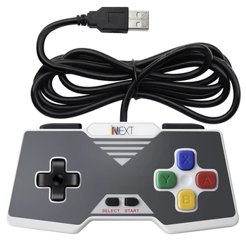 SNES Retro USB Super Controller Gamepad Joystick Wired PC Controller Joypad Gamestick Raspberry Pi Controller for Windows PC/MAC
SNES Retro USB Super Controller Gamepad Joystick Wired PC Controller Joypad Gamestick Raspberry Pi Controller for Windows PC/MAC