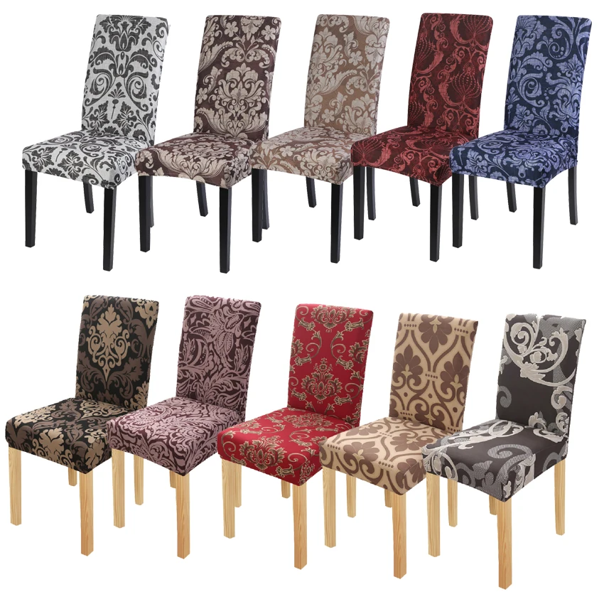 European Spandex Elastic Chair Cover With Removable Washable Covers For Home Dining Room Kitchen | Дом и сад