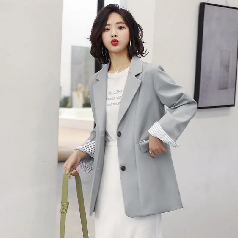 Suit Women's 2019 Autumn New Style Retro Harajuku Wind Korean-style BF Versatile Solid Color Suit Jacket
Suit Women's 2019 Autumn New Style Retro Harajuku Wind Korean-style BF Versatile Solid Color Suit Jacket