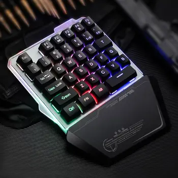 G40 One-Handed RGB 35-Key Mini Gaming Keyboard RGB LED Backlit Keyboad for Table B85B
G40 One-Handed RGB 35-Key Mini Gaming Keyboard RGB LED Backlit Keyboad for Table B85B