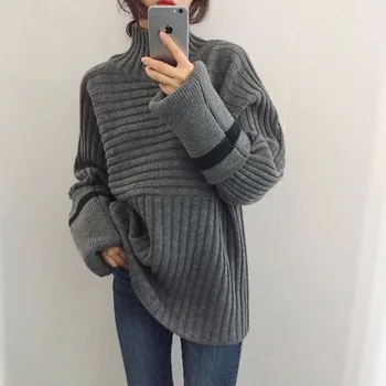 Harajuku Korean Casual Cashmere Christmas Sweater Women Cute Turtleneck Turtleneck Knitting Pullover Tops Winter Clothes Womens 
Harajuku Korean Casual Cashmere Christmas Sweater Women Cute Turtleneck Turtleneck Knitting Pullover Tops Winter Clothes Womens