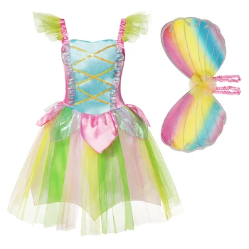 Kids Flower Fairy Colorful Dress 4-8T Children Halloween Party Cosplay Costumes Little Girl Ruffles Lace Tulle Frocks
Kids Flower Fairy Colorful Dress 4-8T Children Halloween Party Cosplay Costumes Little Girl Ruffles Lace Tulle Frocks